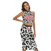 Load image into Gallery viewer, UTO IV Women&#39;s Tank Top &amp; Split High Skirt Set
