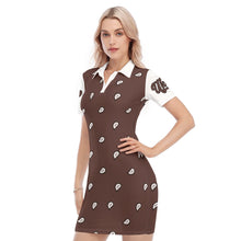 Load image into Gallery viewer, UTO IV Women&#39;s Polo Collar Dress
