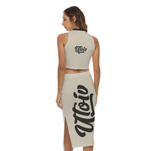 Load image into Gallery viewer, UTO IV Women&#39;s Tank Top &amp; Split High Skirt Set
