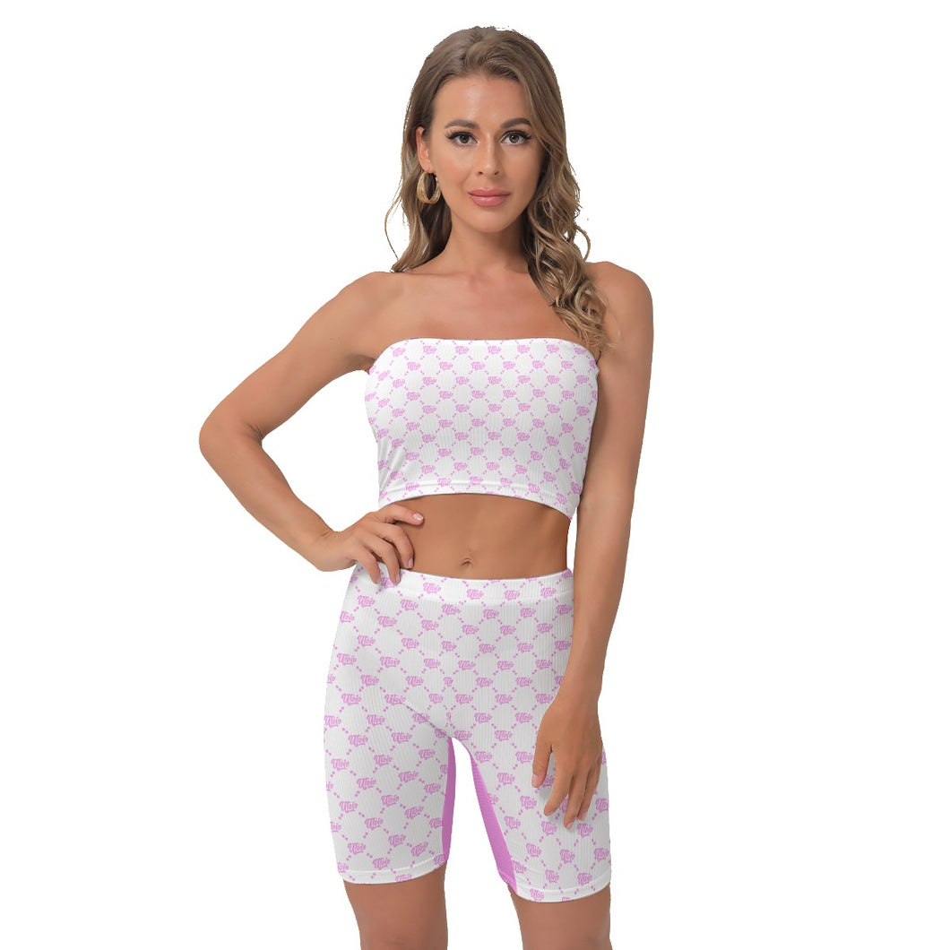 UTO IV Women's Breast Wrap Shorts Suit