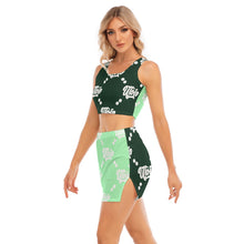 Load image into Gallery viewer, UTO IV Women&#39;s Camisole And Hip Skirt Suit
