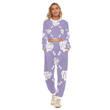 Load image into Gallery viewer, UTO IV Women&#39;s Crop Sweatshirt Suit

