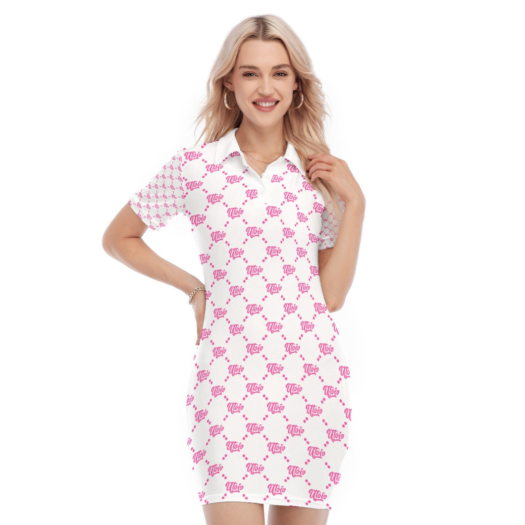 UTO IV Women's Polo Collar Dress