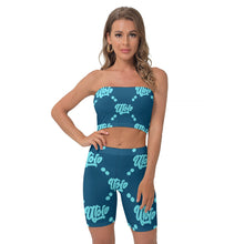 Load image into Gallery viewer, UTO IV Women&#39;s Breast Wrap Shorts Suit
