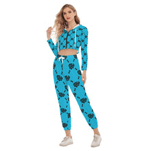 Load image into Gallery viewer, UTO IV Women&#39;s Crop Hoodie Sports Set
