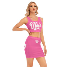 Load image into Gallery viewer, UTO IV Women&#39;s Camisole And Hip Skirt Suit
