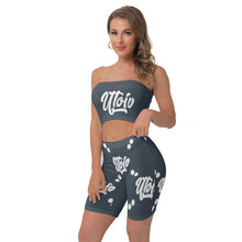Load image into Gallery viewer, UTO IV Women&#39;s Breast Wrap Shorts Suit
