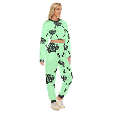 Load image into Gallery viewer, UTO IV Women&#39;s Crop Sweatshirt Suit
