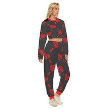 Load image into Gallery viewer, UTO IV Women&#39;s Crop Sweatshirt Suit
