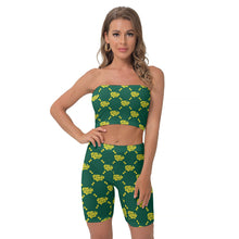 Load image into Gallery viewer, UTO IV Women&#39;s Breast Wrap Shorts Suit
