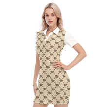 Load image into Gallery viewer, UTO IV Women&#39;s Polo Collar Dress
