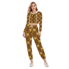 Load image into Gallery viewer, UTO IV Women&#39;s Crop Hoodie Sports Set
