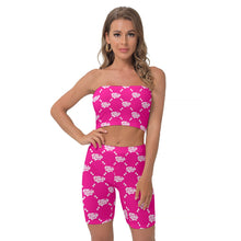 Load image into Gallery viewer, UTO IV Women&#39;s Breast Wrap Shorts Suit
