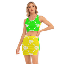 Load image into Gallery viewer, UTO IV Women&#39;s Camisole And Hip Skirt Suit
