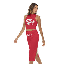 Load image into Gallery viewer, UTO IV Women&#39;s Tank Top &amp; Split High Skirt Set
