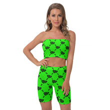 Load image into Gallery viewer, UTO IV Women&#39;s Breast Wrap Shorts Suit
