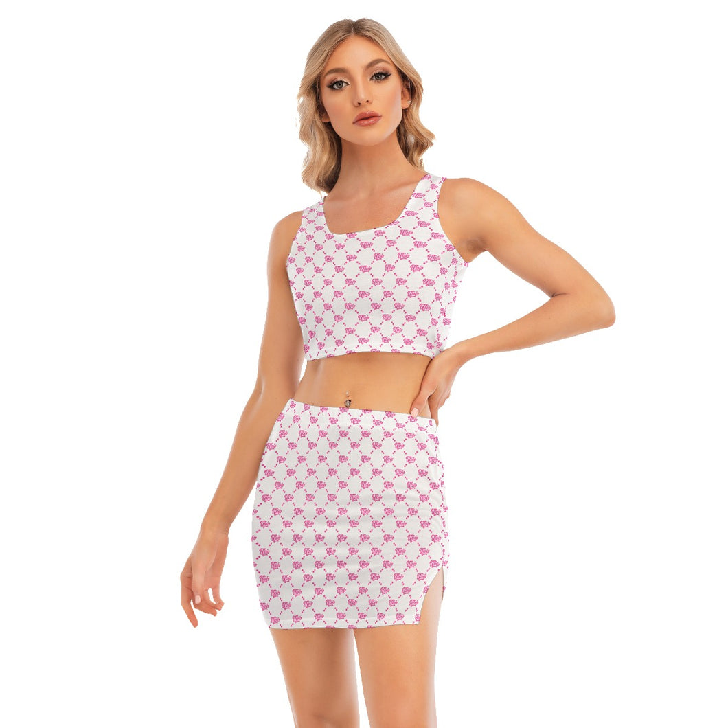 UTO IV Women's Camisole And Hip Skirt Suit