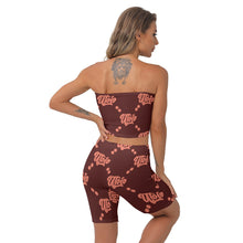 Load image into Gallery viewer, UTO IV Women&#39;s Breast Wrap Shorts Suit
