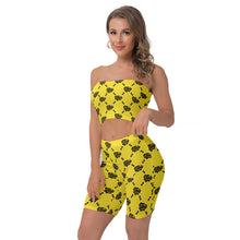 Load image into Gallery viewer, UTO IV Women&#39;s Breast Wrap Shorts Suit
