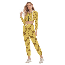 Load image into Gallery viewer, UTO IV Women&#39;s Crop Hoodie Sports Set
