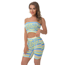 Load image into Gallery viewer, UTO IV Women&#39;s Breast Wrap Shorts Suit
