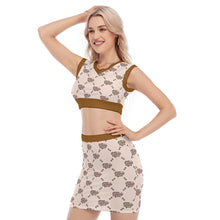 Load image into Gallery viewer, UTO IV V-Neck Vest Skirt Suit
