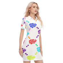 Load image into Gallery viewer, UTO IV Women&#39;s Polo Collar Dress

