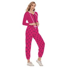 Load image into Gallery viewer, UTO IV Women&#39;s Crop Hoodie Sports Set
