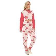 Load image into Gallery viewer, UTO IV &quot;Cheesecake&quot; Women&#39;s Crop Sweatshirt Suit
