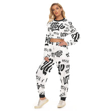Load image into Gallery viewer, UTO IV Women&#39;s Crop Sweatshirt Suit
