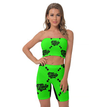 Load image into Gallery viewer, UTO IV Women&#39;s Breast Wrap Shorts Suit
