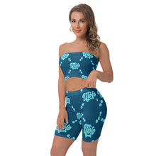 Load image into Gallery viewer, UTO IV Women&#39;s Breast Wrap Shorts Suit
