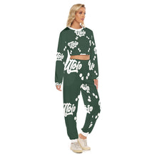 Load image into Gallery viewer, UTO IV Women&#39;s Crop Sweatshirt Suit
