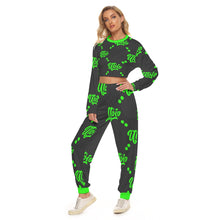 Load image into Gallery viewer, UTO IV Women&#39;s Crop Sweatshirt Suit
