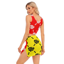 Load image into Gallery viewer, UTO IV Women&#39;s Camisole And Hip Skirt Suit
