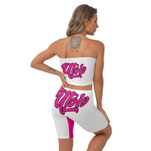 Load image into Gallery viewer, UTO IV Women&#39;s Breast Wrap Shorts Suit
