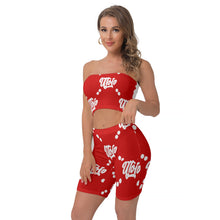 Load image into Gallery viewer, UTO IV Women&#39;s Breast Wrap Shorts Suit
