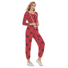Load image into Gallery viewer, UTO IV Women&#39;s Crop Hoodie Sports Set
