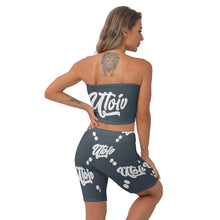 Load image into Gallery viewer, UTO IV Women&#39;s Breast Wrap Shorts Suit
