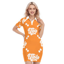 Load image into Gallery viewer, UTO IV Women&#39;s Polo Collar Dress
