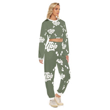 Load image into Gallery viewer, UTO IV Women&#39;s Crop Sweatshirt Suit
