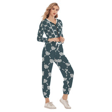 Load image into Gallery viewer, UTO IV Women&#39;s Crop Hoodie Sports Set

