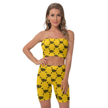 Load image into Gallery viewer, UTO IV Women&#39;s Breast Wrap Shorts Suit
