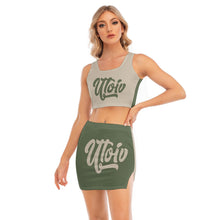 Load image into Gallery viewer, UTO IV Women&#39;s Camisole And Hip Skirt Suit
