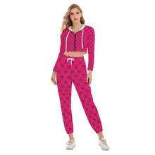 Load image into Gallery viewer, UTO IV Women&#39;s Crop Hoodie Sports Set
