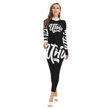 Load image into Gallery viewer, UTO IV Women&#39;s Long-sleeved High-neck Jumpsuit With Zipper
