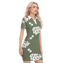 Load image into Gallery viewer, UTO IV Women&#39;s Polo Collar Dress
