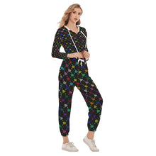 Load image into Gallery viewer, UTO IV Women&#39;s Crop Hoodie Sports Set
