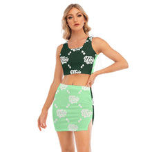 Load image into Gallery viewer, UTO IV Women&#39;s Camisole And Hip Skirt Suit
