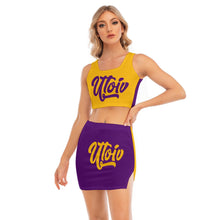 Load image into Gallery viewer, UTO IV Women&#39;s Camisole And Hip Skirt Suit
